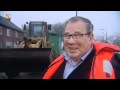Hoogwater van de Maas in Sambeek - ingesloten gezinnen