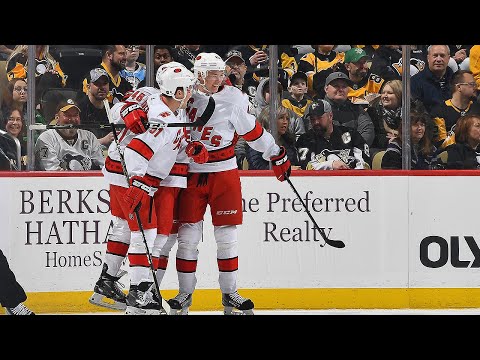 Morgan Geekie debuts with three points against Penguins