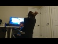 Bengal Cat Rumble Goes for Ride on Office Chair Office