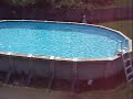 NOTE** - The editing sucks in this video. If anyone has free video editing software that they wouldn't mind sending me a link to, please do so. Just send it in a Youtube message. THANKS.~Jerel getting thrown in his pool by me while he was trying to clean it lmao