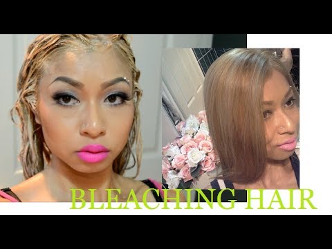 how to dye ethnic hair blonde