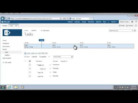 Introduction to SharePoint 2013 tasks