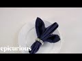 Orchid Napkin Fold