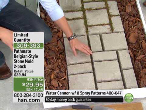 Watch 'Pathmate Do-It-Yourself Belgian-Style Stone Mold 2-Pack'