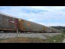 CSX 7587 Leads CSX Q210-07 at South Tunnel Hill