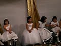 Uma das danças na formatura da Estela