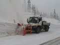 Unimog U500 S5 Modified snow blower