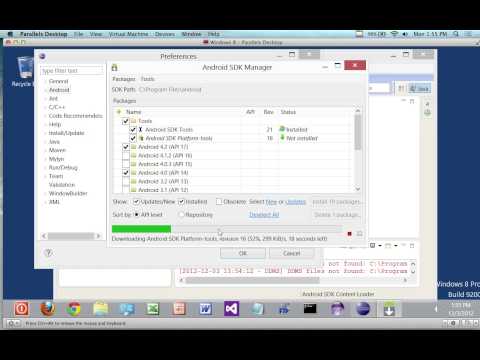 how to locate android sdk in eclipse