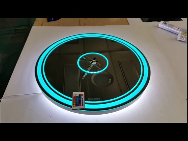 Зеркало-часы с RGB подсветкой
