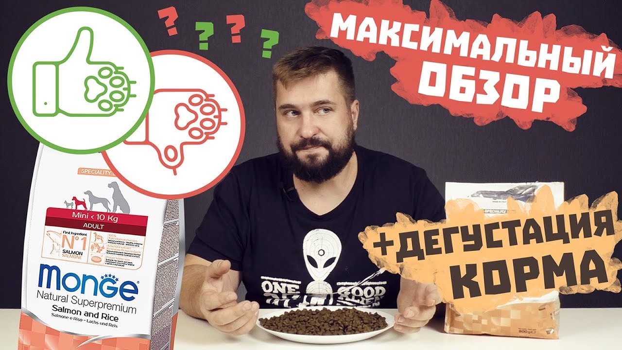 Сухой корм Монж для собак малых пород с лососем и рисом | Максимальный обзор корма Monge для собак