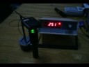 Green laser Torch 250mW out power test (IR filtered)