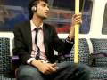 Sean Kingston (Beautiful) Dancing on London Underground Funny Bolywood style