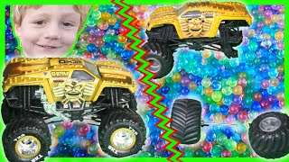 Orbeez Magically Heal Broken Max D | Hot Wheels Monster Jam Monster Truck