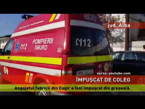 Un angajat al fabricii de armament din Cugir, împușcat din greșeală
