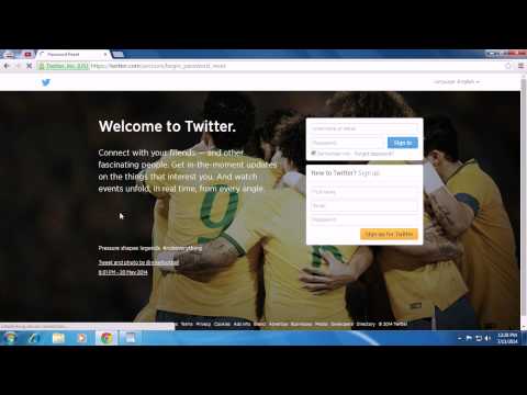 how to forgot password in twitter