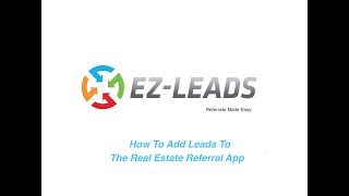 2.  How To Add Leads