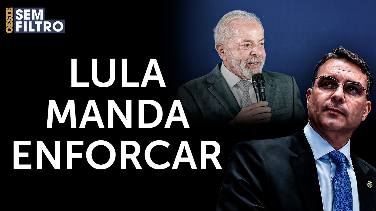 Lula defende enforcamento de Flávio Bolsonaro pela 2ª vez: 'Fascismo não pode voltar'