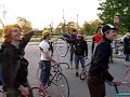 chicago 2006 - track stand contest. no music, sorry. from my point and shoot digital still camera.sound seems to have gone out of sync when translated to youtube format, but dont think it matter too much.