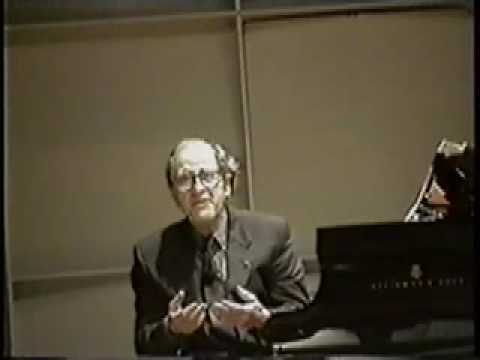 LUKAS FOSS, LECTURE, BOSTON ...