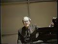 LUKAS FOSS, LECTURE, BOSTON UNIVERSITY, 1998, Part 5