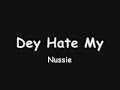 Dey Hate My By: Nussie Dey Hate My By: Nussie