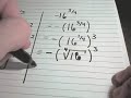 Evaluating Numbers Raised to Fractional Exponents Evaluating Numbers Raised to Fractional Exponents