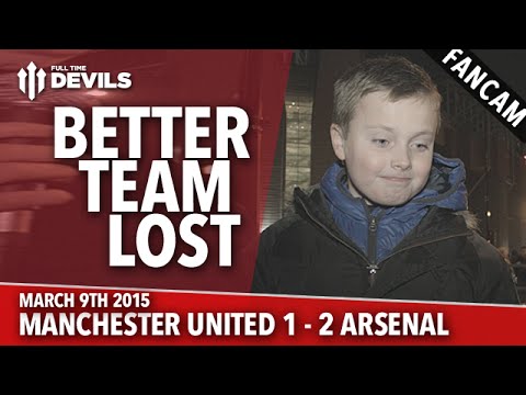 Better Team Lost | Manchester United 1 Arsenal 2 | FA Cup | FANCAM