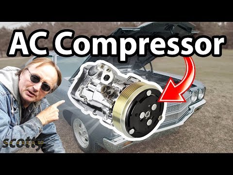 how to replace a c compressor in vehicle