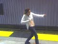 Samantha pulling the BART