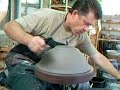 SIMON LEACH - Trimming foot on large bowl