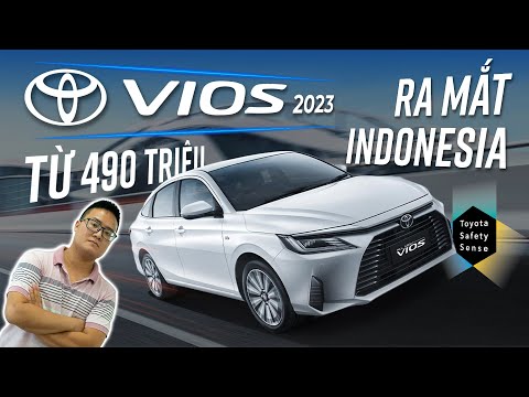 Toyota Vios 2023 ra mắt Indonesia: từ 490 triệu; có máy 1.5L, Safety Sense, sắp về Việt Nam!??