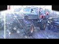 Autos & Vehicles - Huge Ford Wrecker And Swamp Buggy Crossing Sabine River 2011