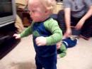 Dalton with his first steps 041407