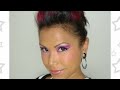 Hot Pink&purple Eyeshadow Tutorial