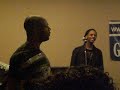 Tanks performs with Luke the sanger