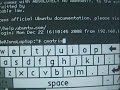 cmatrix running on a Palm TX