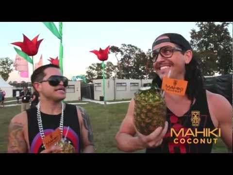 Bo Bruce, The Milk, Q & Davey B () at the Mahiki Coconut Backstage Tent at V Festival 2012