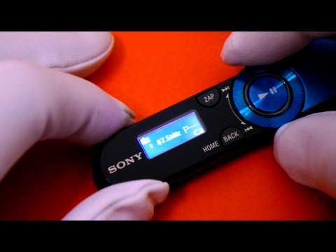 how to on sony mp3 player