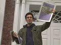 Sam delivers the Miscellany News