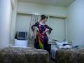 Click here to watch this video ホテルの小部屋で！