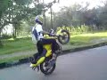 APACHE RULES !!!  TIGER WAY wheelie by Sahil Anand SD