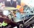 Athens Tuning Show - HARRIS & GABRIEL prostock bikes fire-up