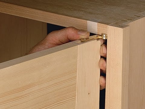 how to fit cranked hinges