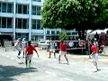 Footvolley / Sepak Takraw game in Bangkok, Thailand Footvolley / Sepak Takraw game in Bangkok, Thailand
