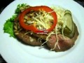 Dansk smørrebrød Højbelagt Roastbeef