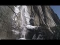 Summertime visitors to Yosemite National Park miss many of the unique events of winter and early spring. Frazil ice flows are dramatic natural events that occur in the waterfalls of Yosemite Valley during March and April.