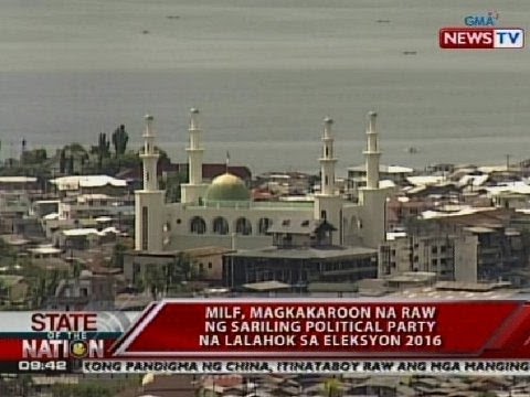 SONA: MILF, magkakaroon na ng political party sa susunod na eleksyon