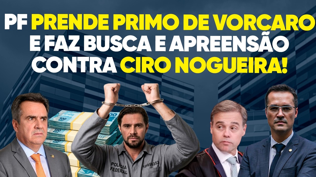 Ciro Nogueira é alvo da PF por mesada de R$ 500 mil de Vorcaro!