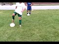 How To Dribble A Soccer Ball : How to Do a Step Over Soccer Dribble Move How To Dribble A Soccer Ball : How to Do a Step Over Soccer Dribble Move