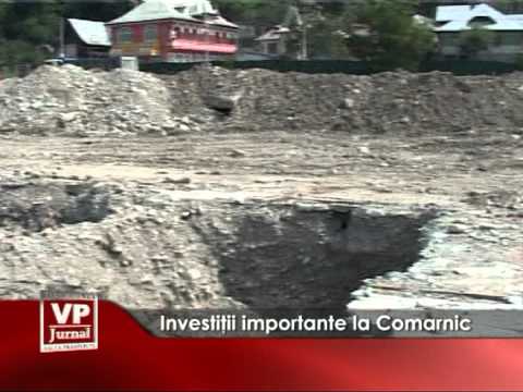 Investiţii importante la Comarnic